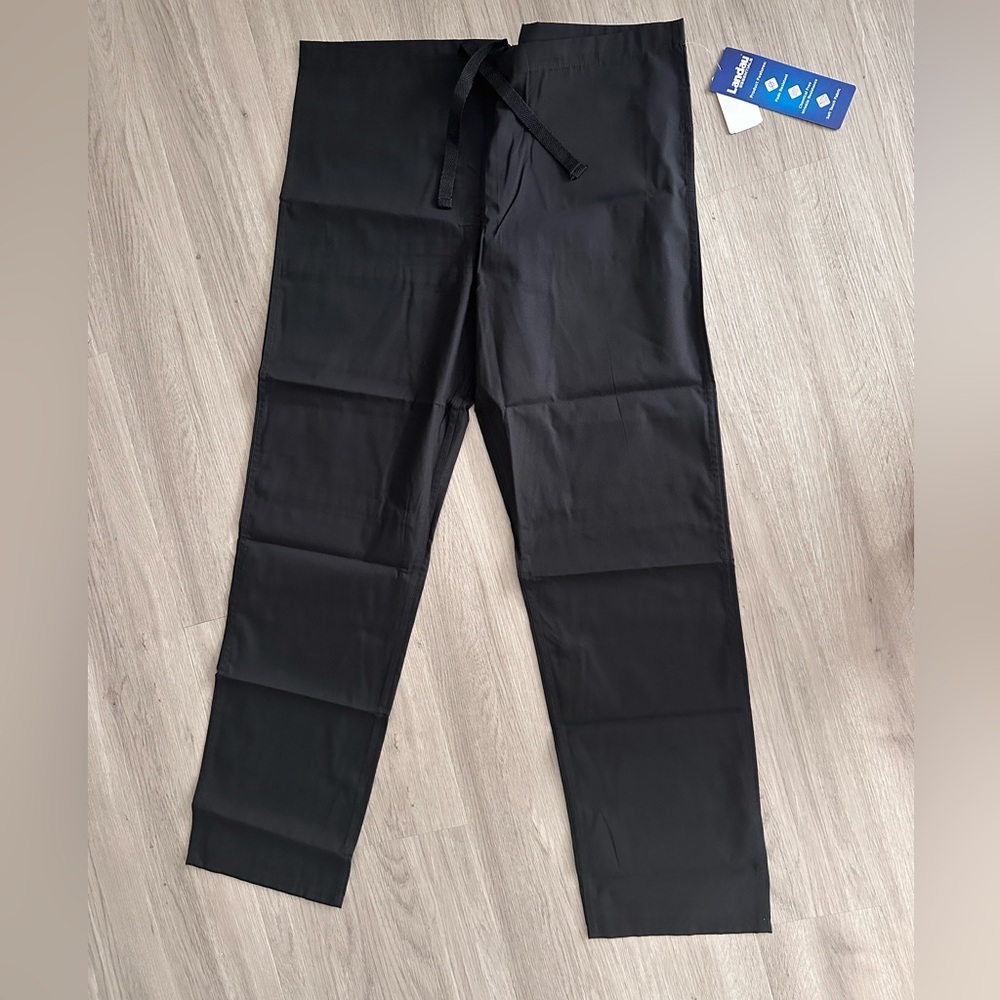 Landau Essentials Scrub Pants, size Small, Black